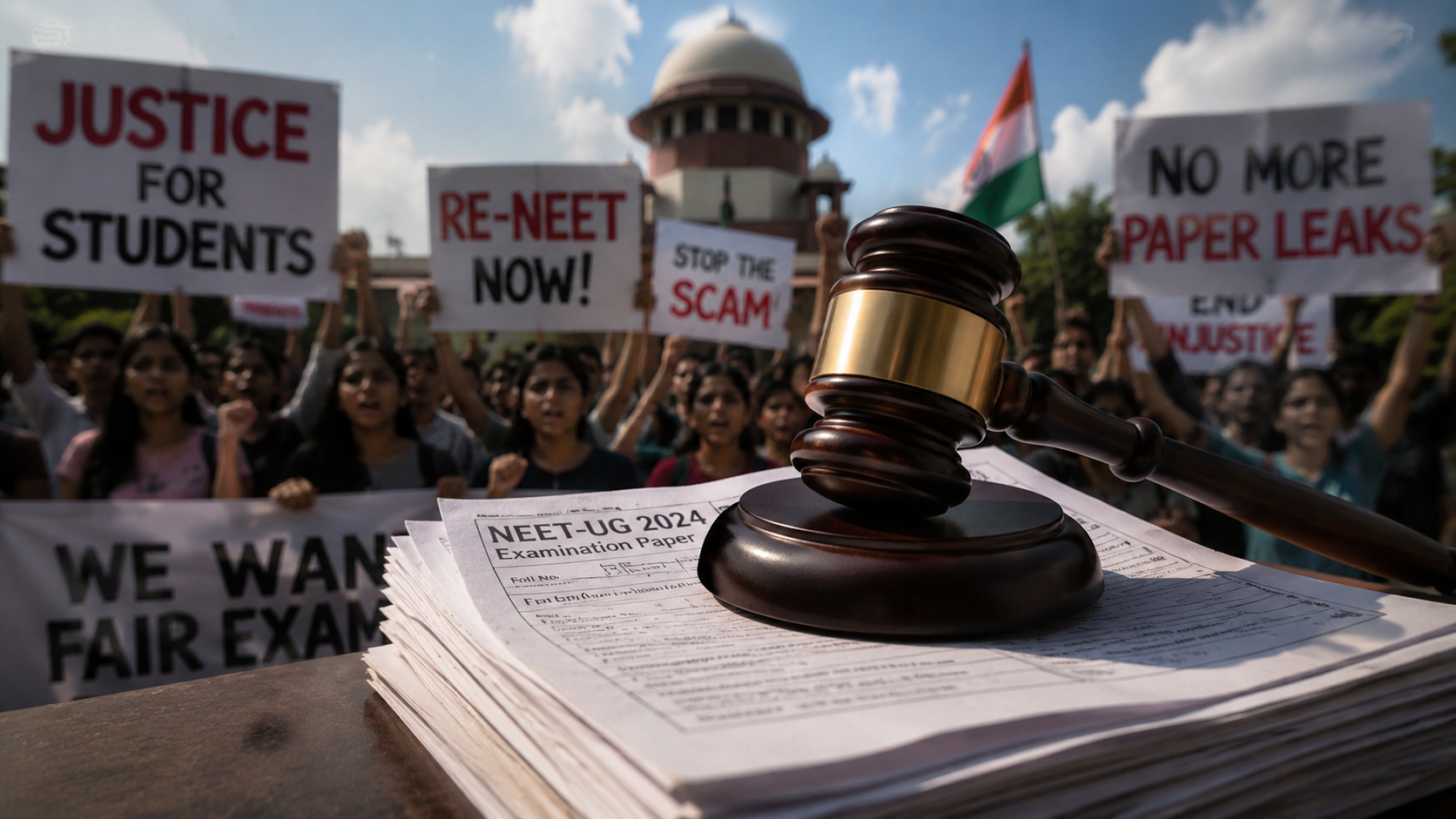 PM Modi Announces Fast-Track Courts for NEET Leaks Amid Protests