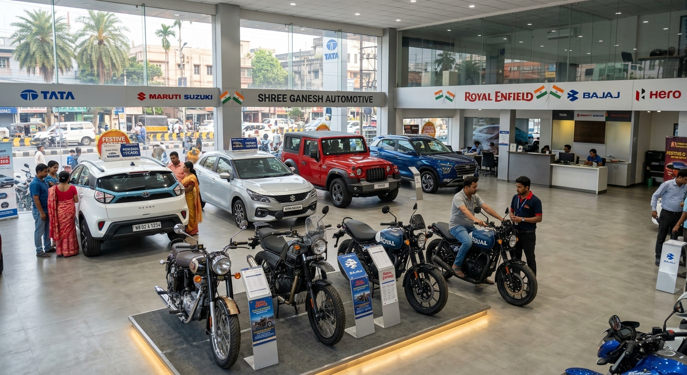 GST cuts drive auto demand surge despite monsoon, West Asia risks