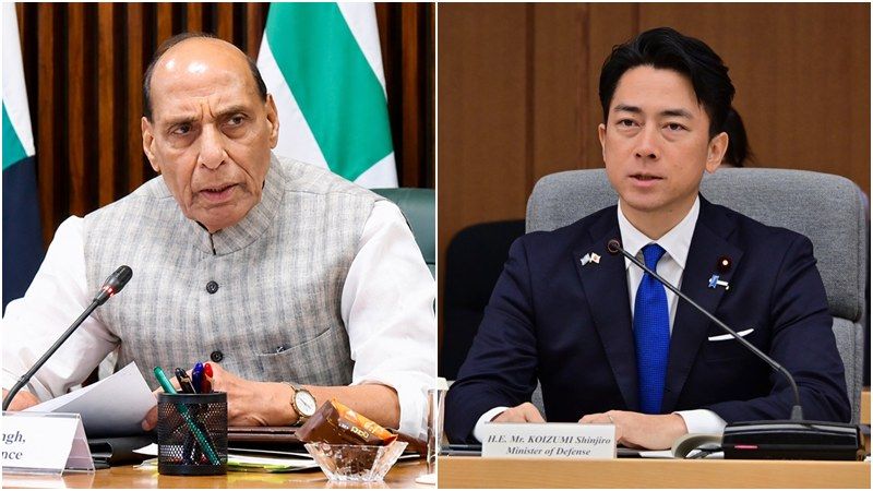 Deepening Ties: Rajnath Singh Meets Japan's Defense Minister in Delhi