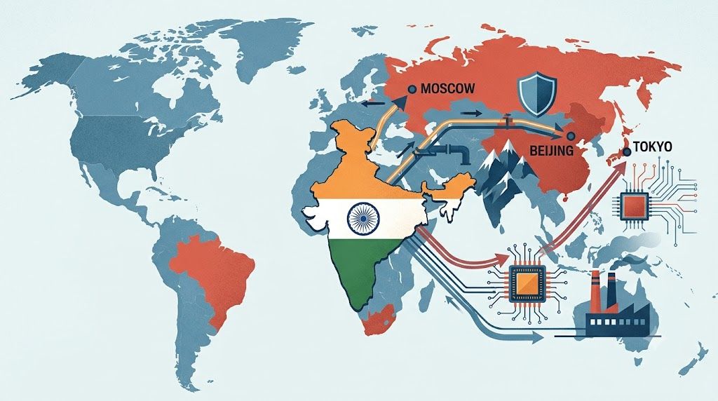 India’s Three-Board Strategy: Doval in China, Jaishankar in Russia, Goyal in Japan