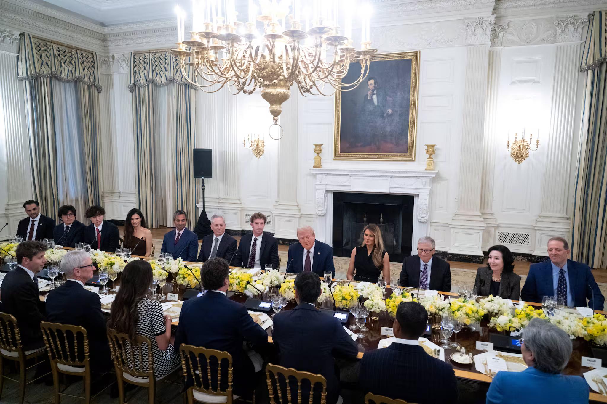 Trump-Xi Summit: Nadella and Tech Titans Join White House Dinner
