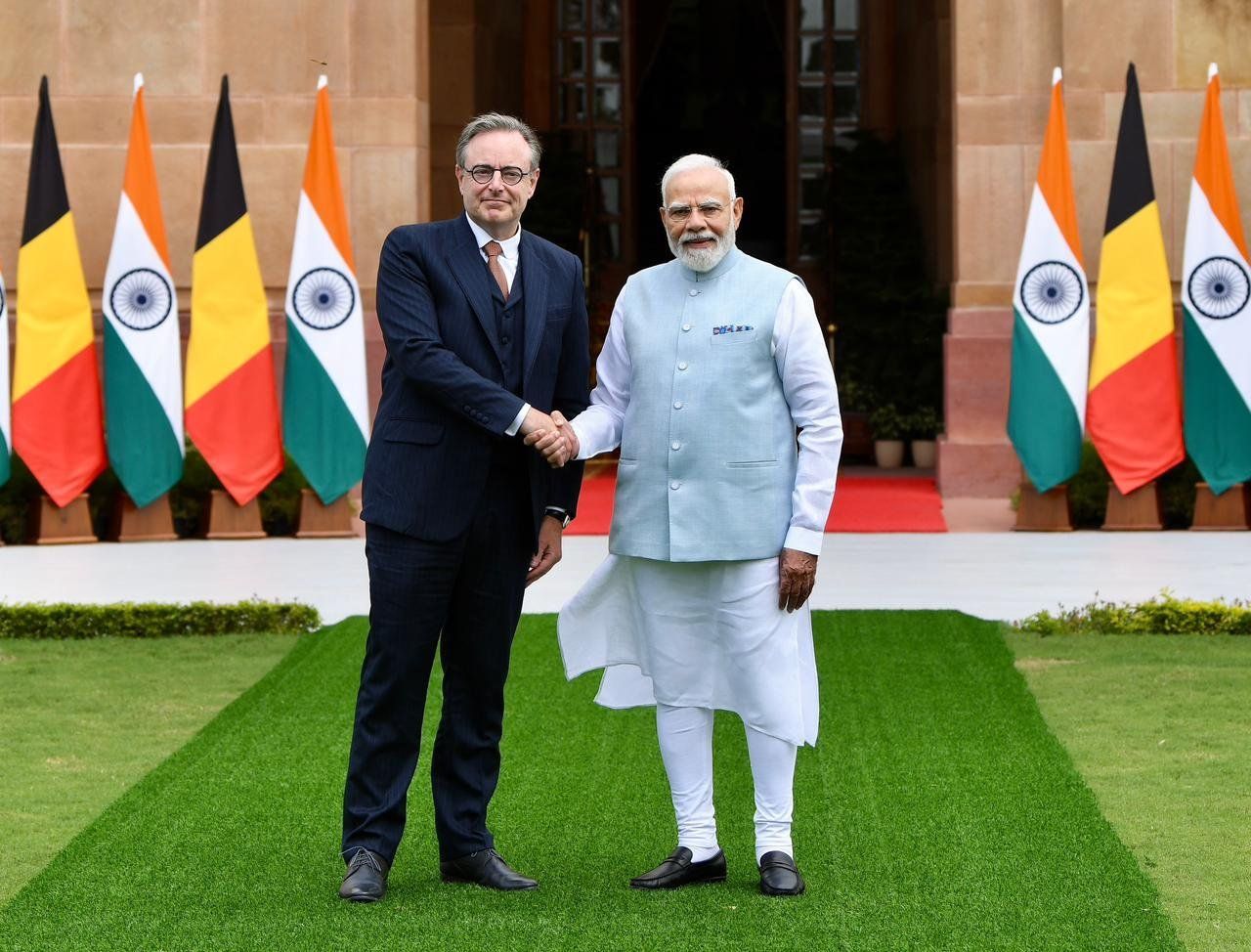 Belgian PM Bart De Wever Arrives in India for Bilateral Talks with PM Modi