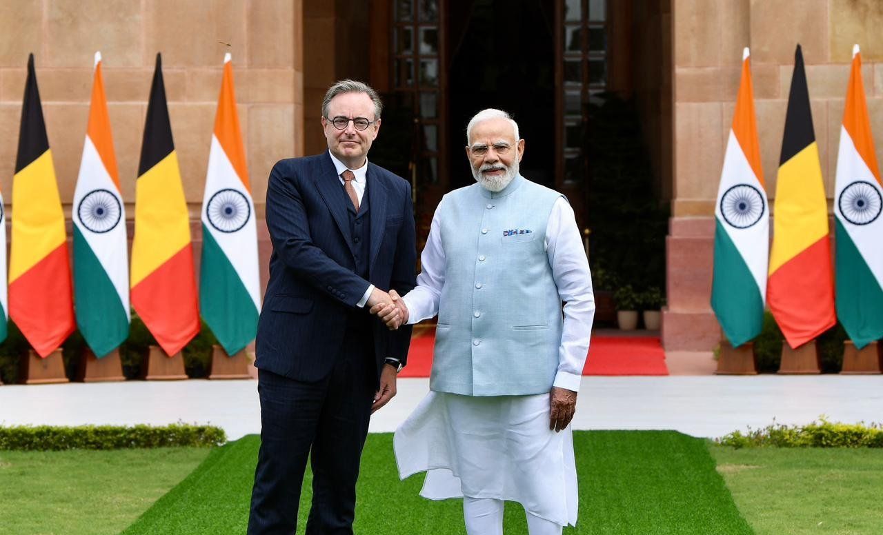Belgian PM Bart De Wever Arrives in India for Bilateral Talks with PM Modi