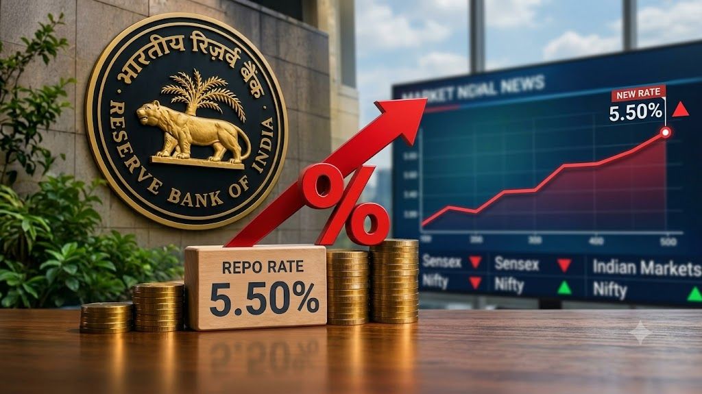 RBI Raises Repo Rate to 5.5% as MPC Shifts to Calibrated Tightening