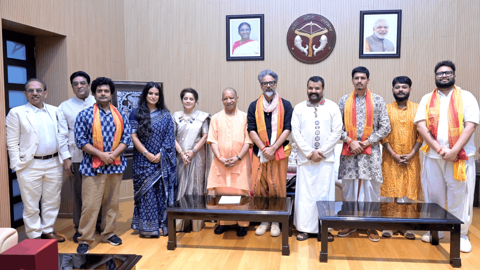 Hanuman Ansh Team Meets UP CM Yogi Adityanath After ₹140 Crore Success
