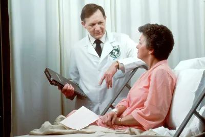 Family preparing for a pediatric health visit