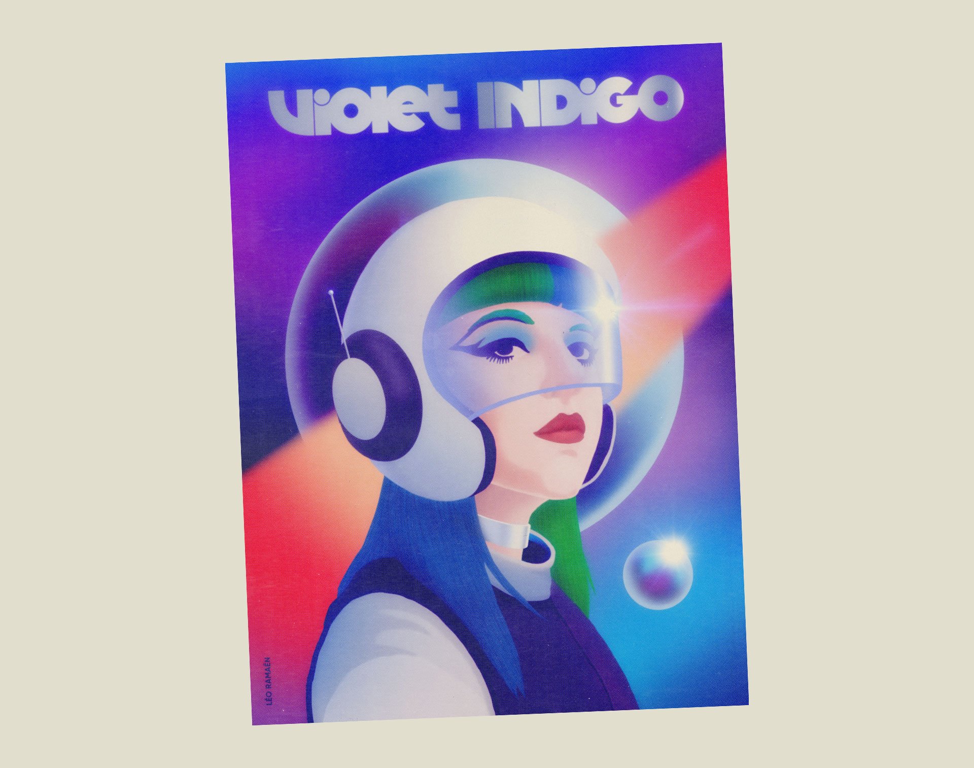 Violet Indigo Illustration
