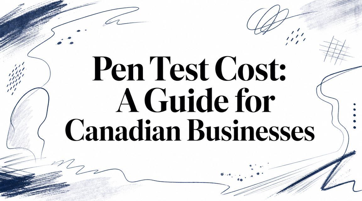 Pen Test Cost: A Guide for Canadian Businesses