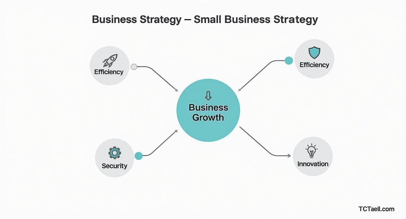 Infographic about it services for small businesses