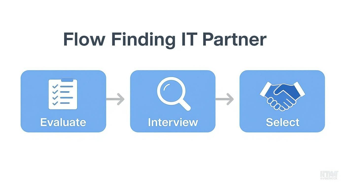 Infographic about it outsourcing company