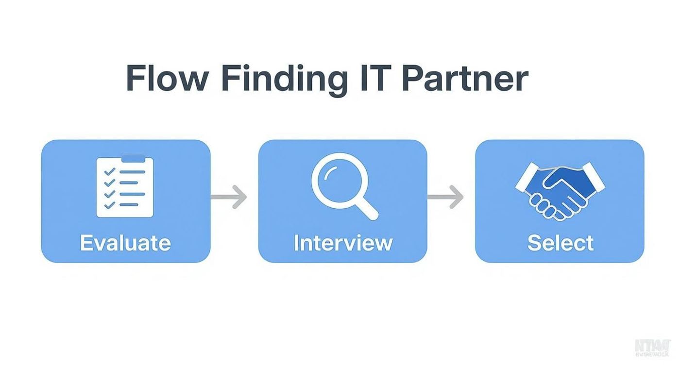Infographic about it outsourcing company