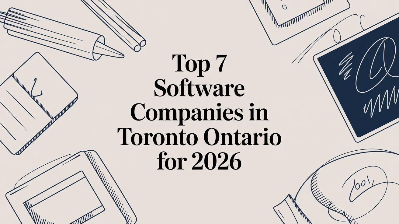 Top 7 Software Companies in Toronto Ontario for 2026