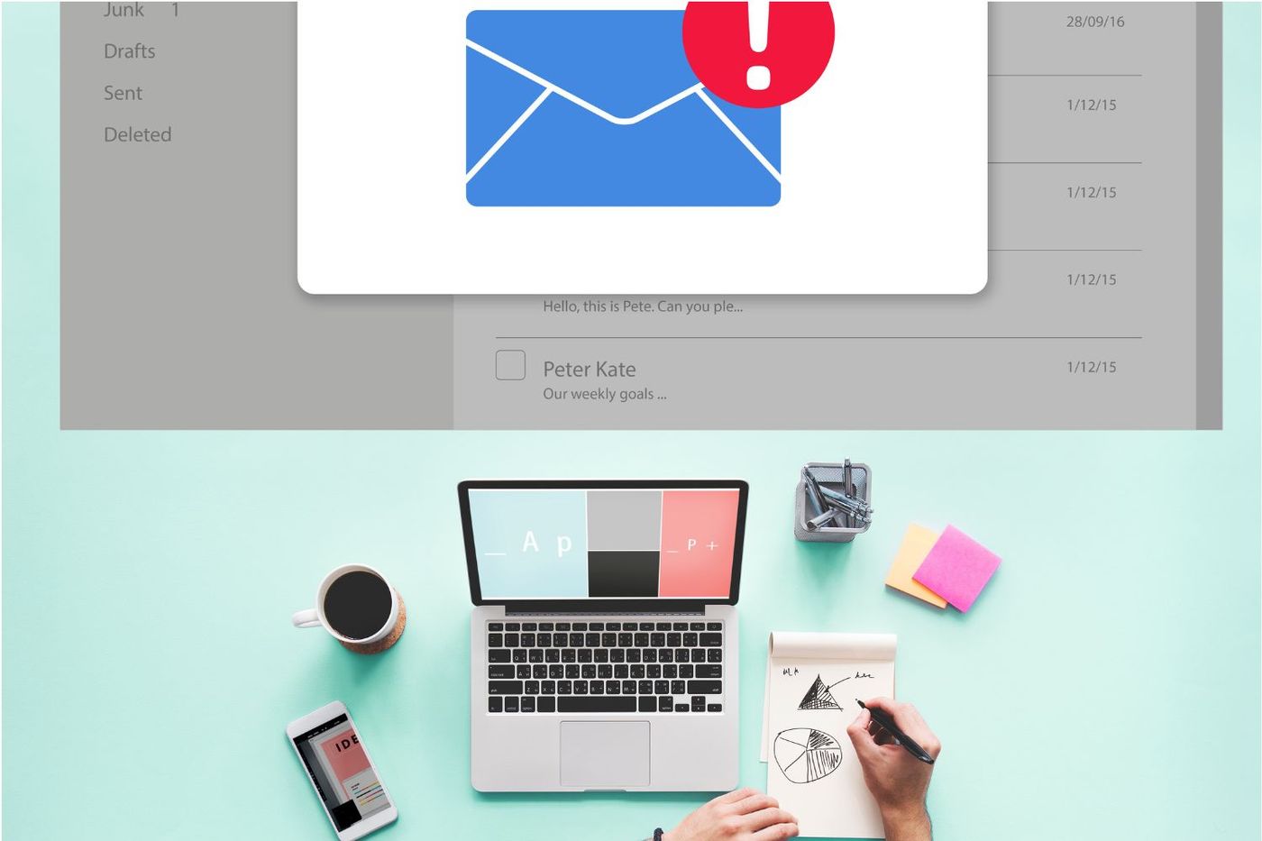 Illustration of inbound email filtering
