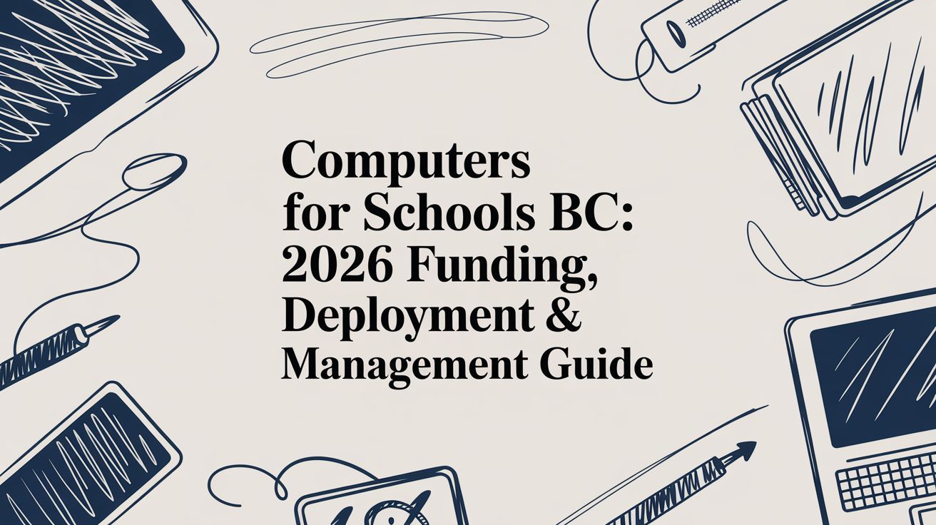 Computers for Schools in BC: 2026 Funding, Deployment & Management Guide