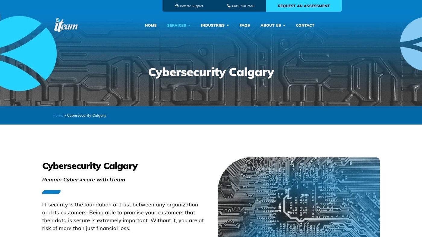 The ITeam — Calgary Cybersecurity Services