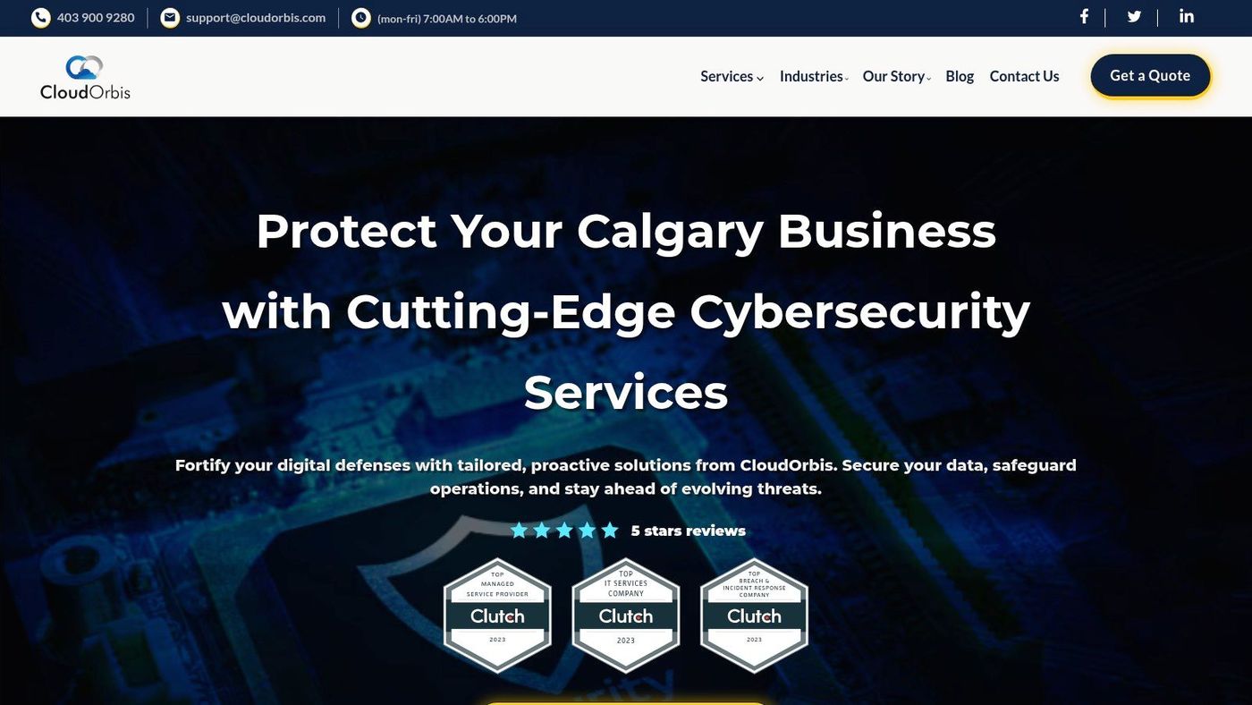 Best Cybersecurity Services in Calgary | CloudOrbis IT Security & Protection