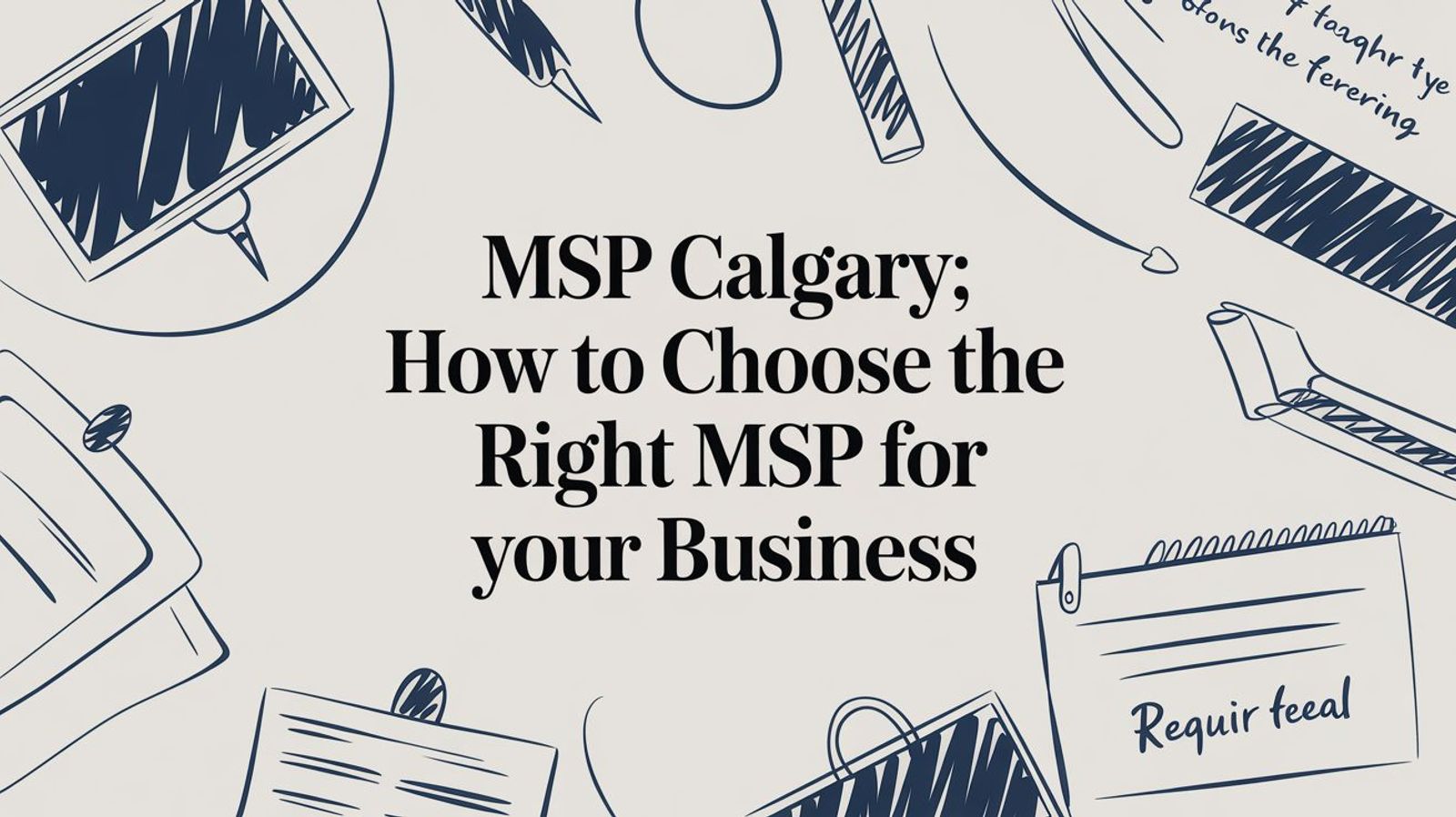 MSP Calgary: How to Choose the Right IT Partner for Your Business