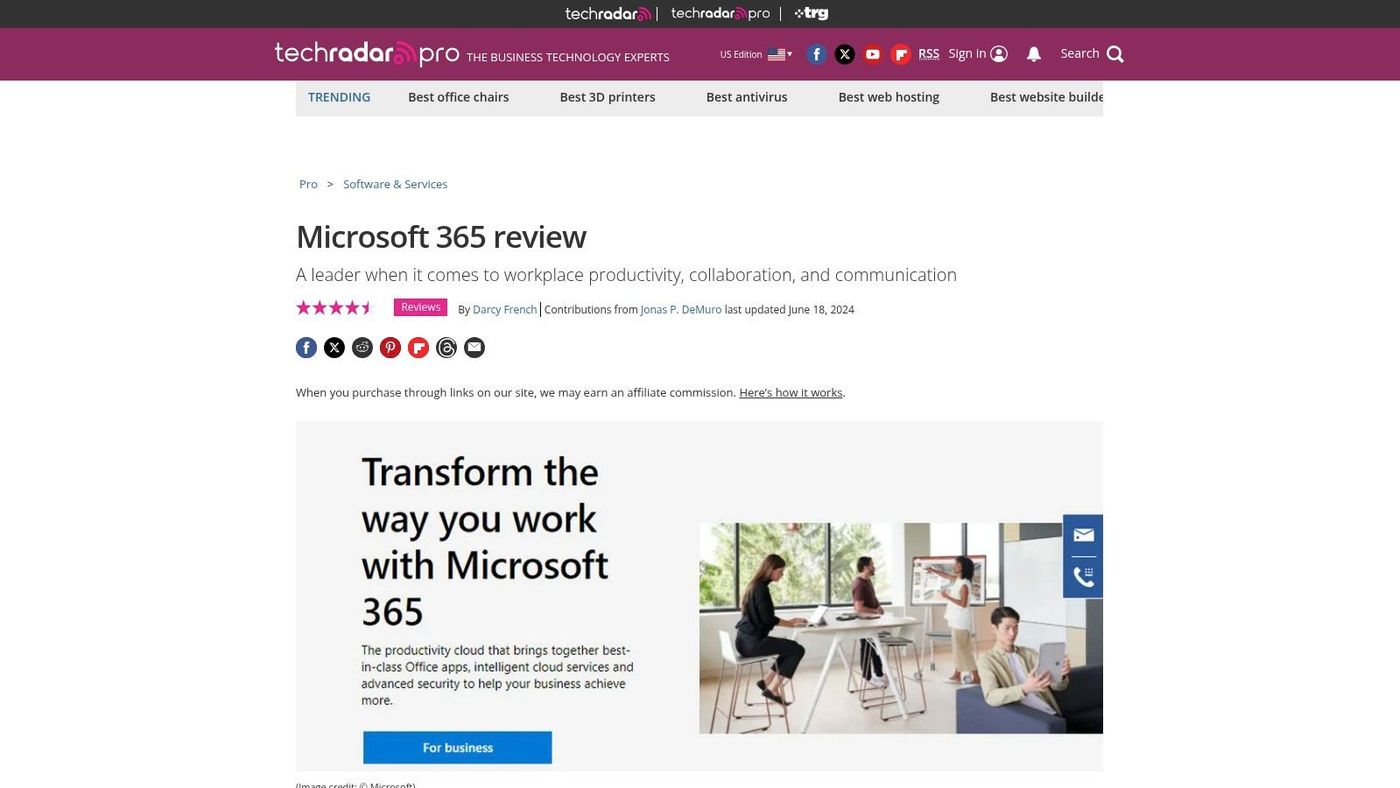 3. TechRadar Pro's Independent Review