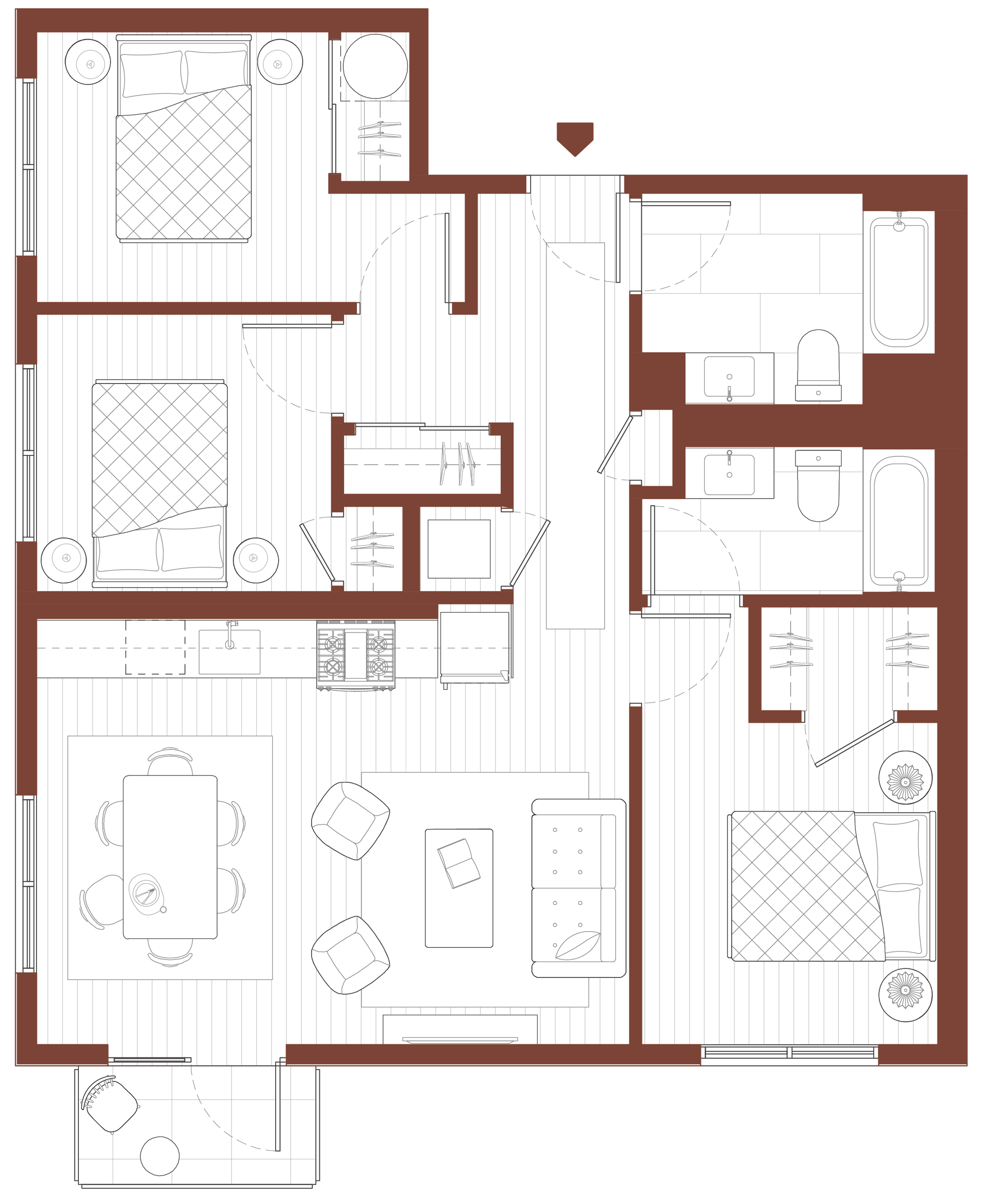 Art House room 135 unit style F1