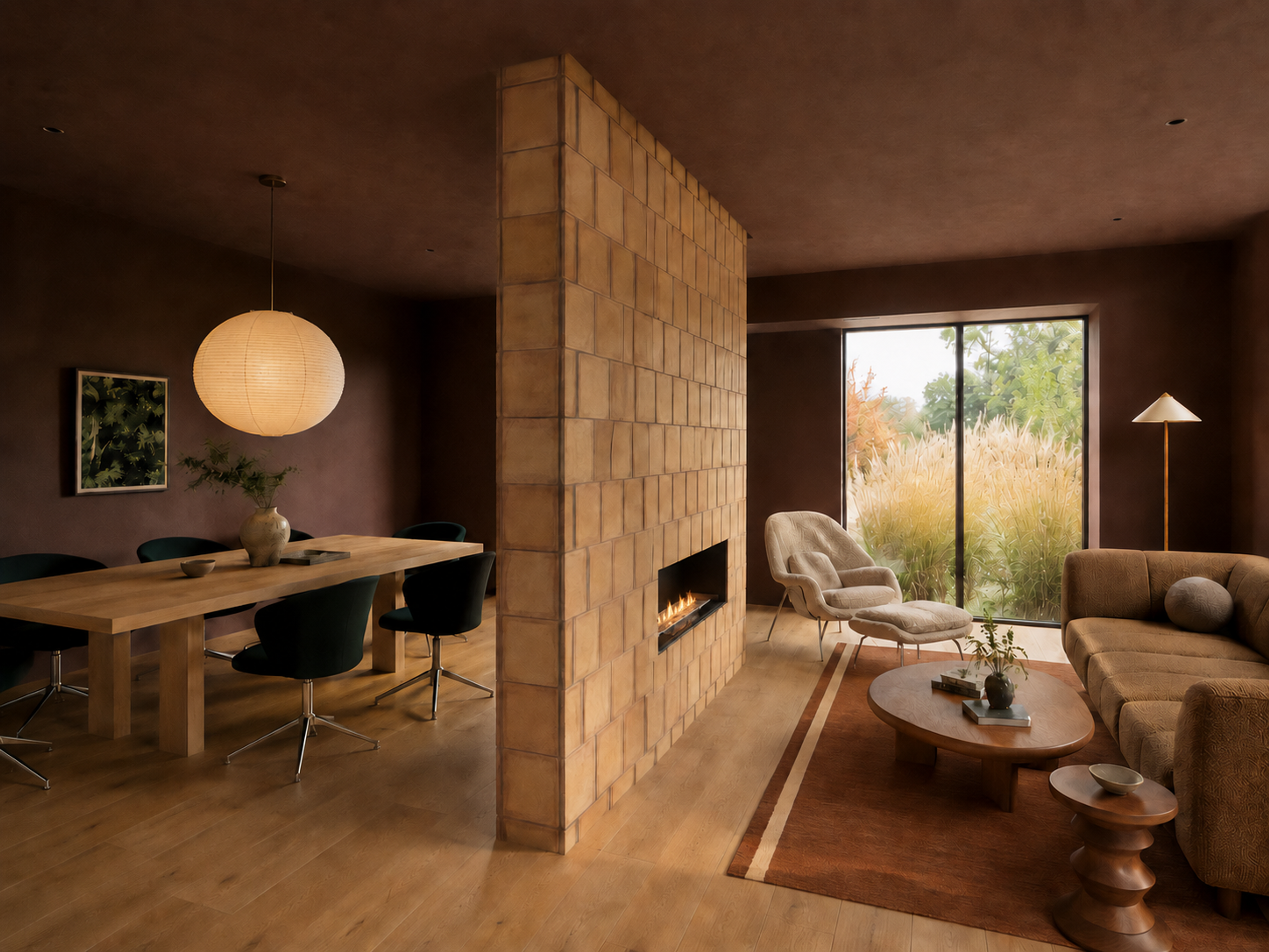 fireplace lounge