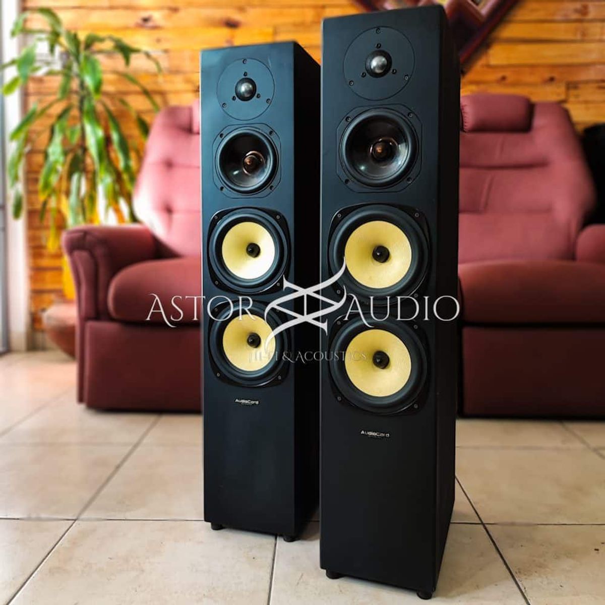 Columnas HiFi 3 Vias Audiocord HE 3/6 Kevlar Special