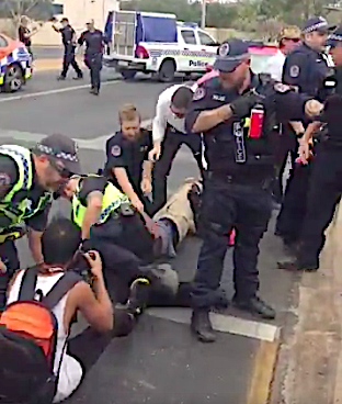 2482 Police & protestors