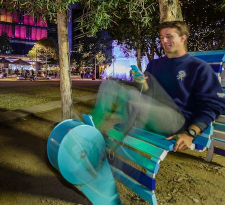 p2453 pedal-powered phone charger OK