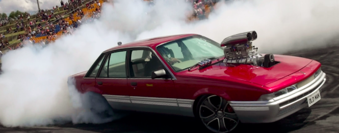 2591 Red Centre NTAS burnout 1