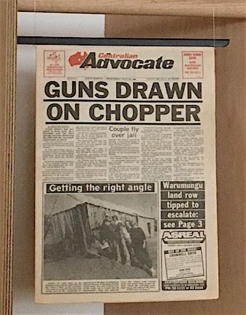 p2439 Old Gaol Story wall guns 350