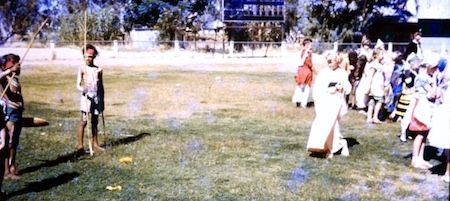 2611 Anzac Oval Children in theme costumes