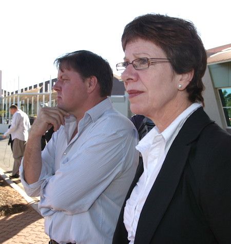 1411 Clare Martin protest & John OK
