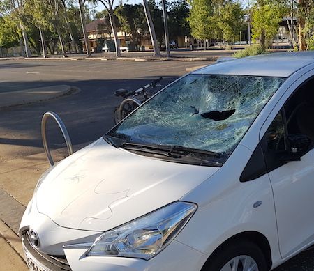 2521 vandalised car 1 OK