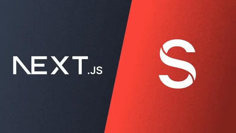 Nextjs and Sanity CMS logos