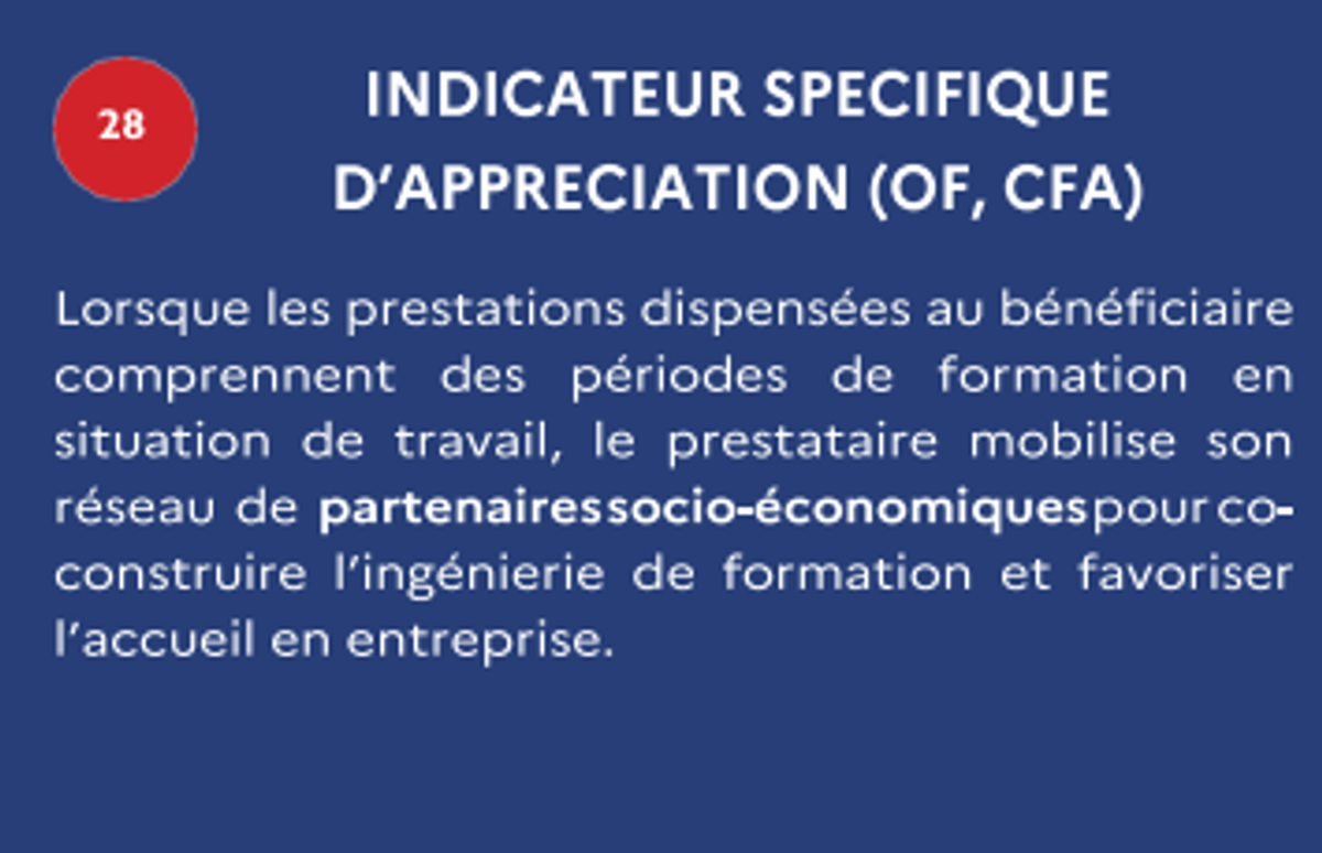 Analyse des indicateurs Qualiopi – La relation organisme de formation –Entreprise : un levier stratégique pour la qualité et la performance des formations