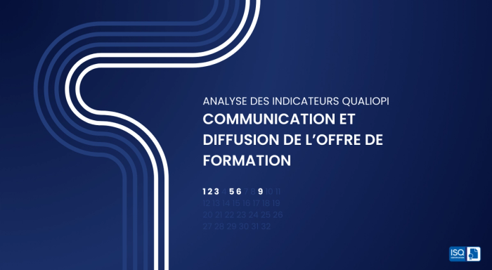 Analyse des indicateurs Qualiopi : communication et diffusion de l’offre de formation