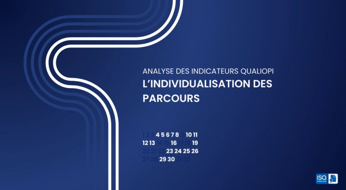 Analyse des indicateurs Qualiopi – L’individualisation des parcours