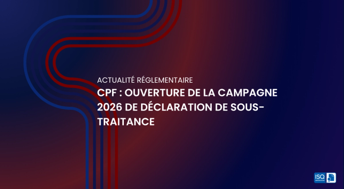 CPF : ouverture de la campagne 2026 de déclaration de sous-traitance