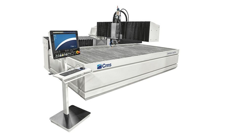 Cms Easyline 3-Axis and 5-Axis Waterjet Cutting System