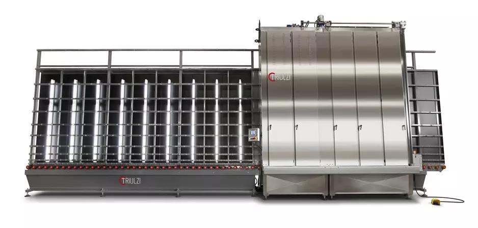 Triulzi VT2IS vertical washing machine, front view