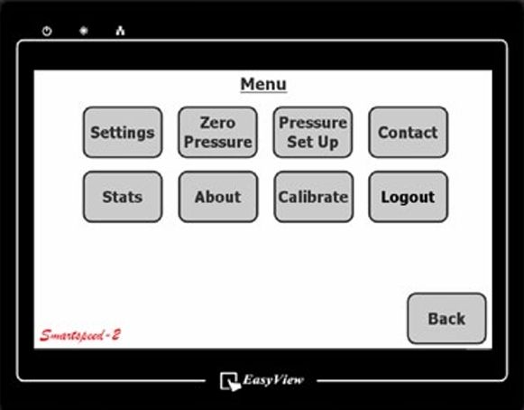Menu screen