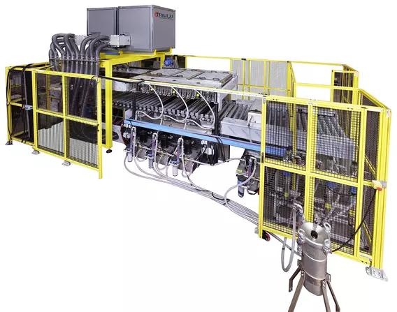 Triulzi High-Speed washer, washing side