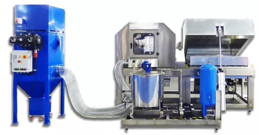 Triulzi WPS wet powdering machine