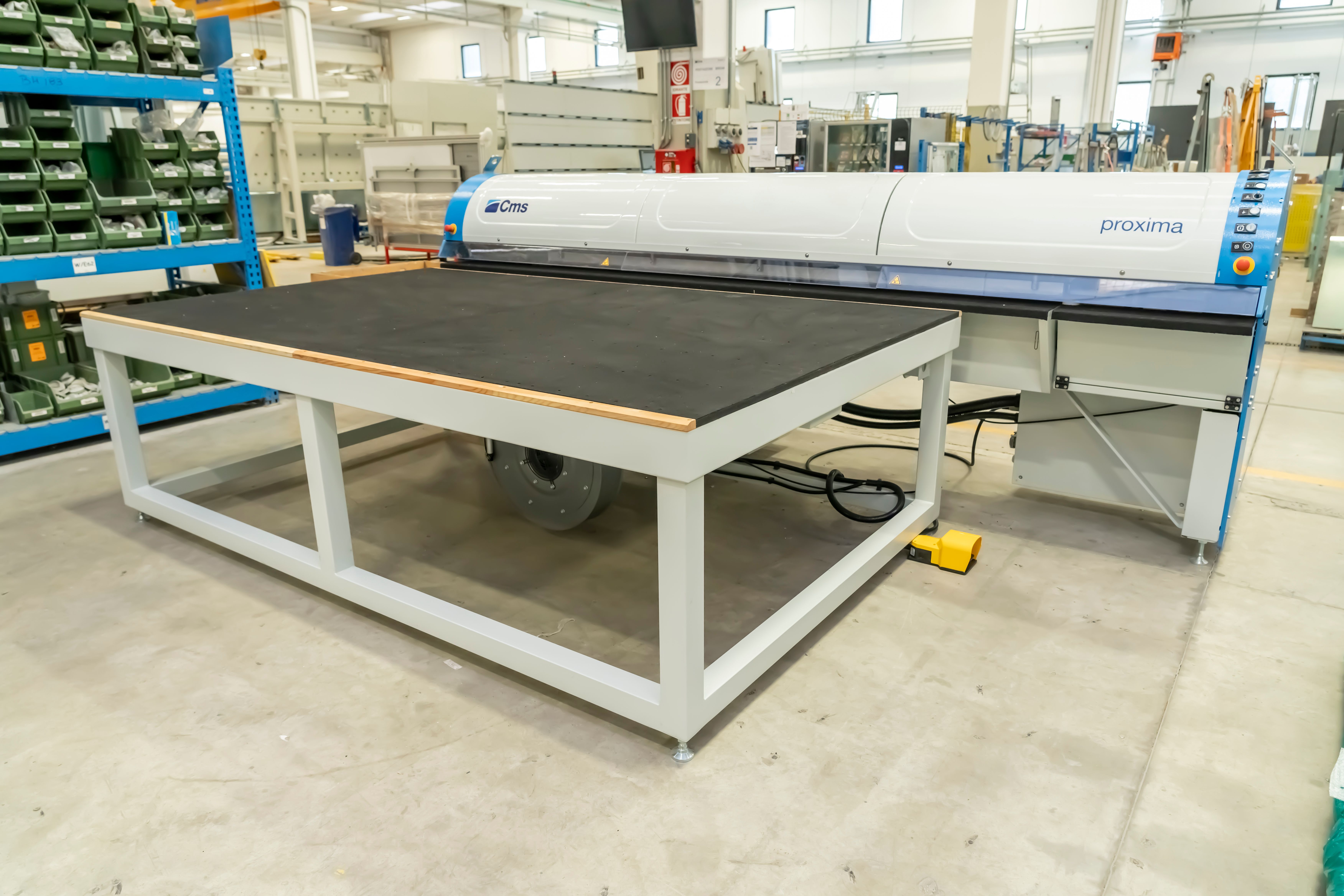 With table 