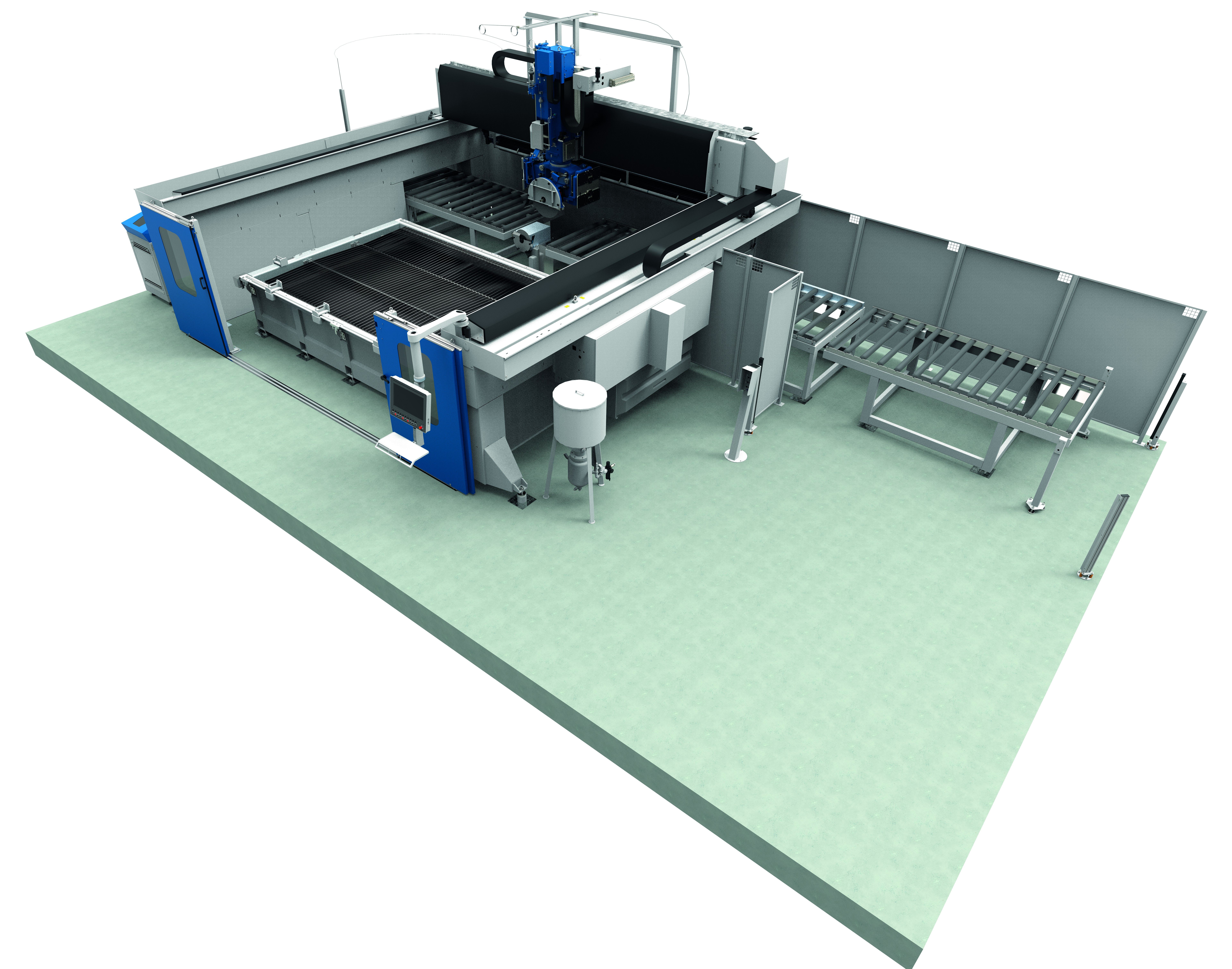 Large-Format Five-Axis Stone and Block Processing