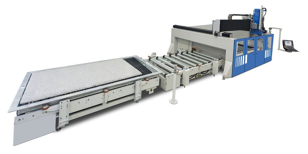 Brembana Sprint Jet 5-axis saw jet machine