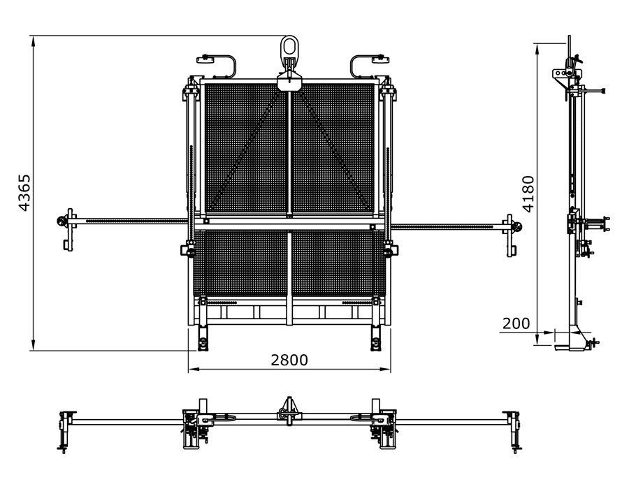 Mistrello LP6000 dimensions