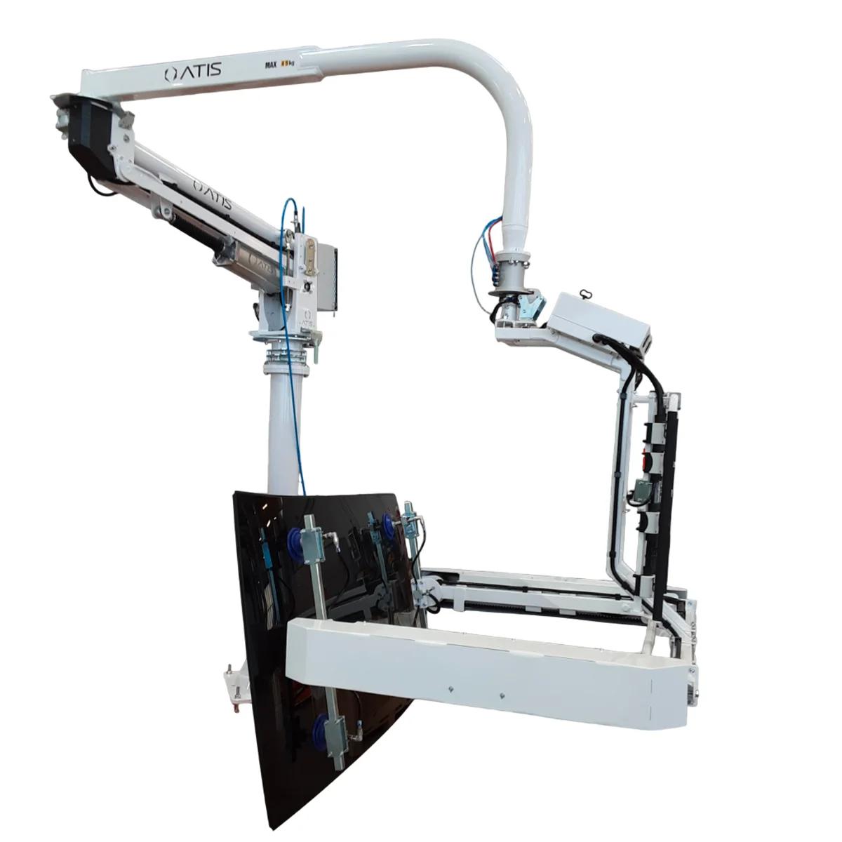 Glass manipulators with suction cups are lifting and handling systems specifically designed for the glass industry.
