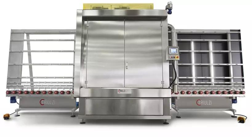 Triulzi VOT.SP50 open top vertical washing machine, front view