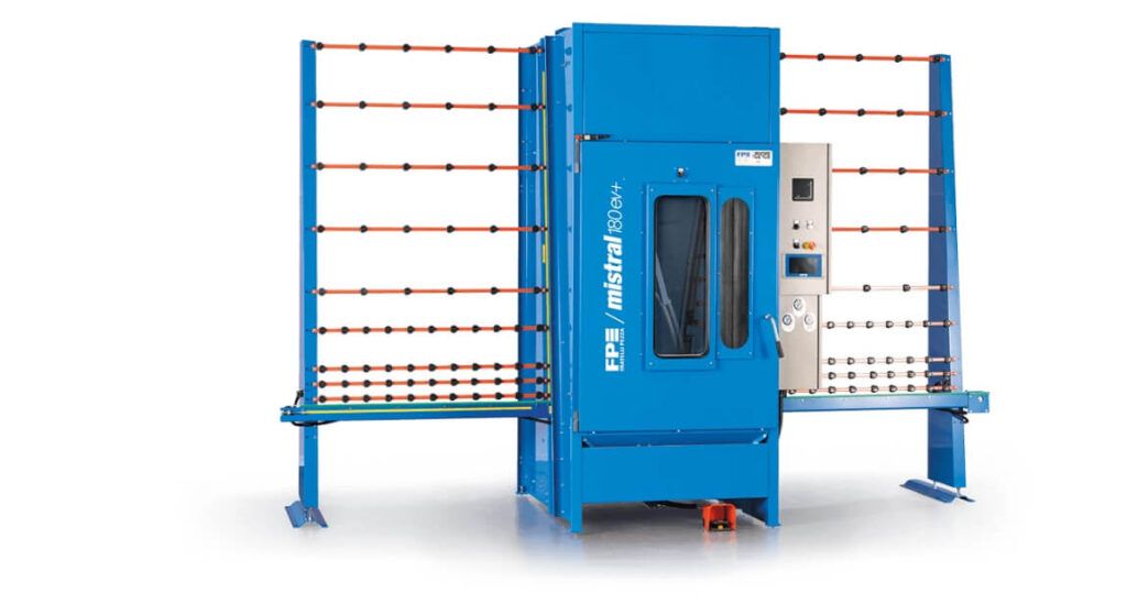 Fratelli Pezza Mistral EV+ automatic glass sandblaster