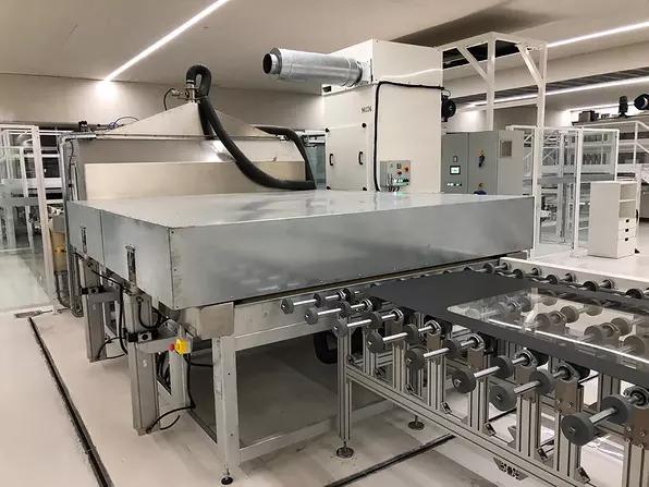 Triulzi WPS wet powdering machine installation